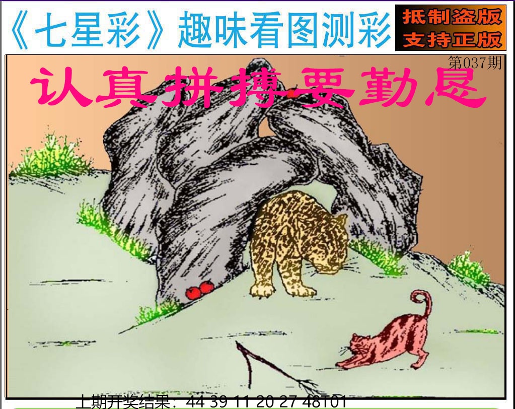 037期澳版七星彩图[图]