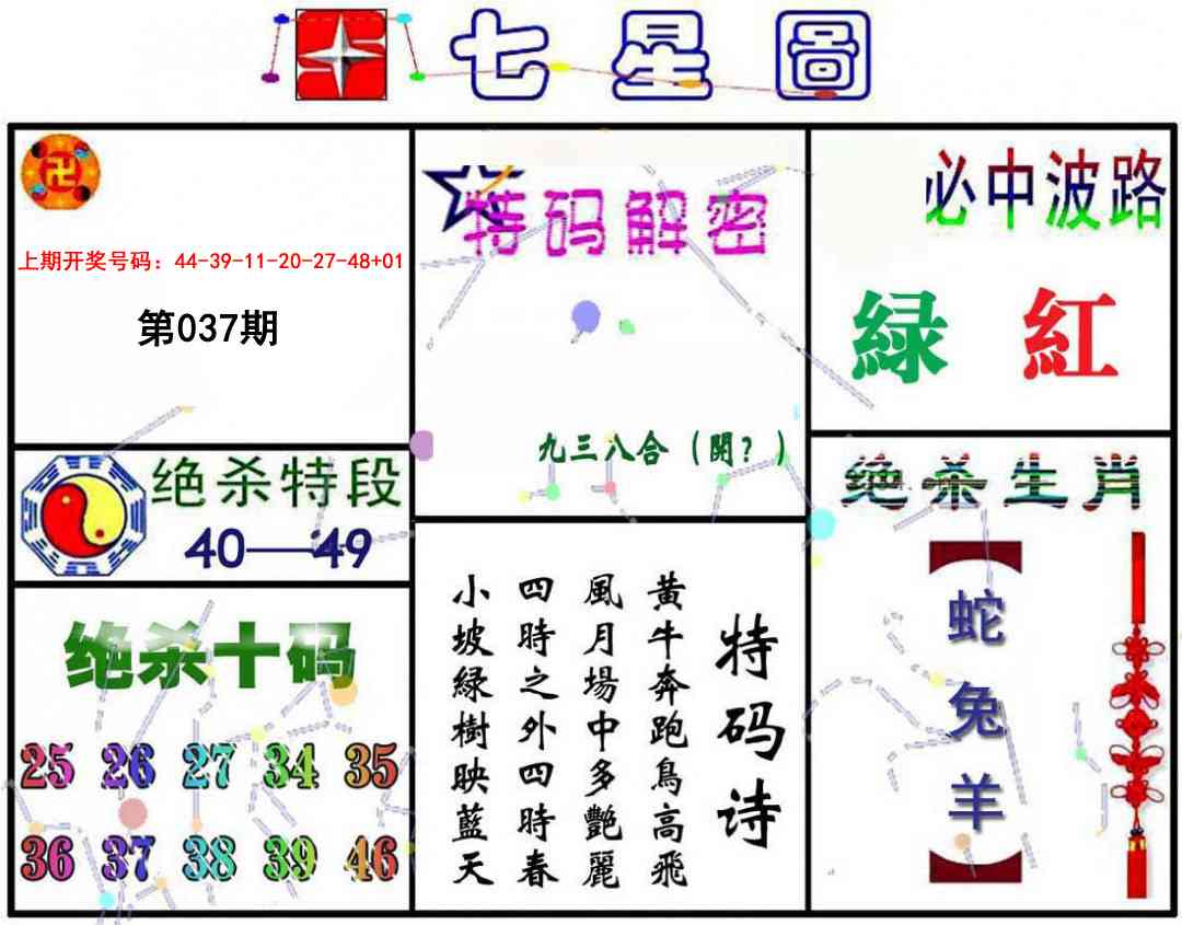 037期七星图A[图]