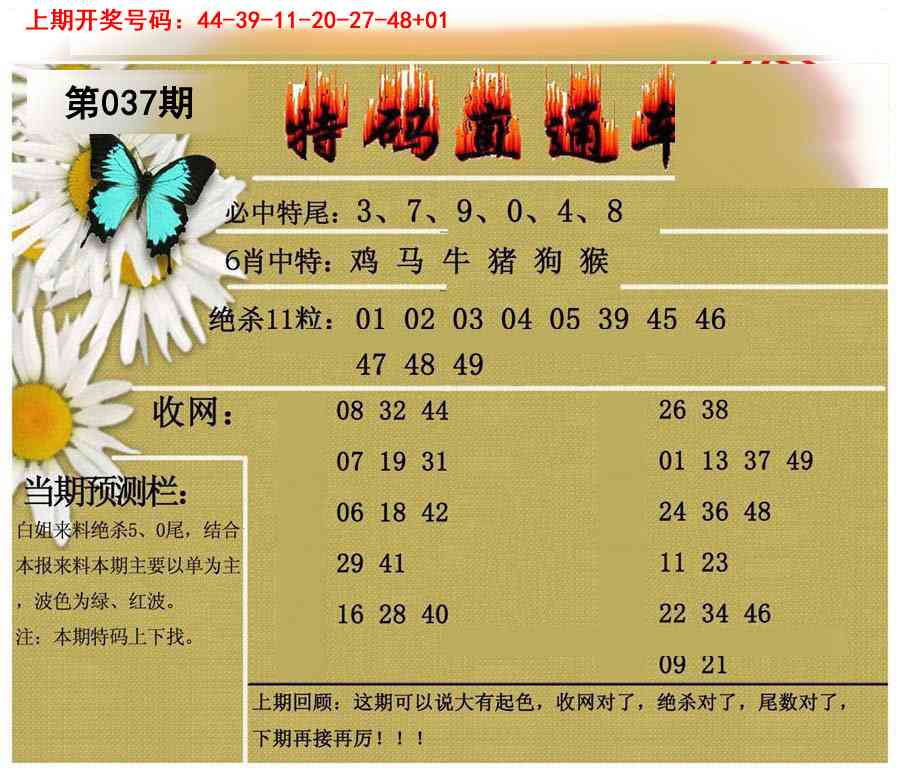 037期特码直通车[图]
