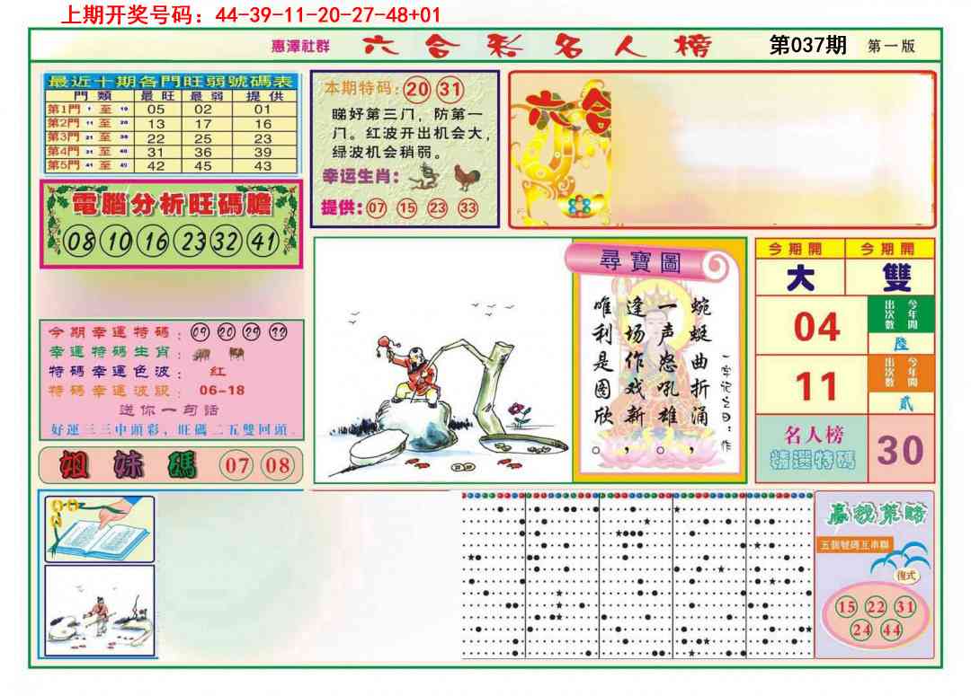 037期名人榜A[图]