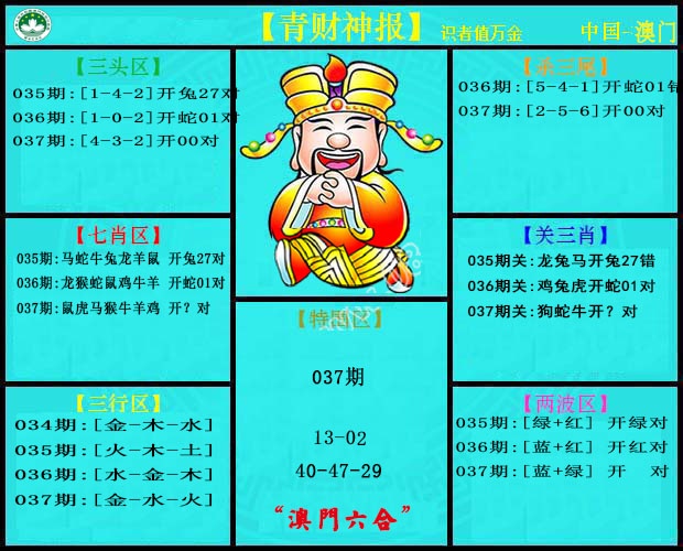 037期青财神[图]