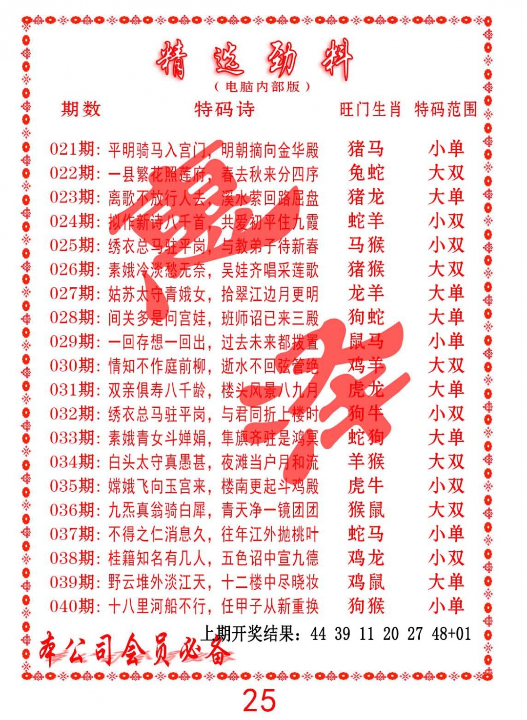 037期精选劲料[图]