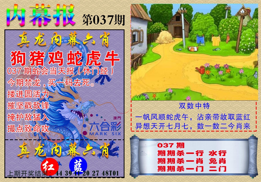 037期真龙内幕报[图]
