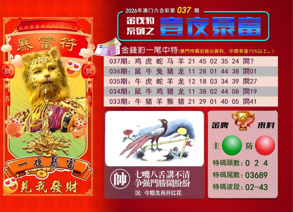 037期一夜暴富[图]