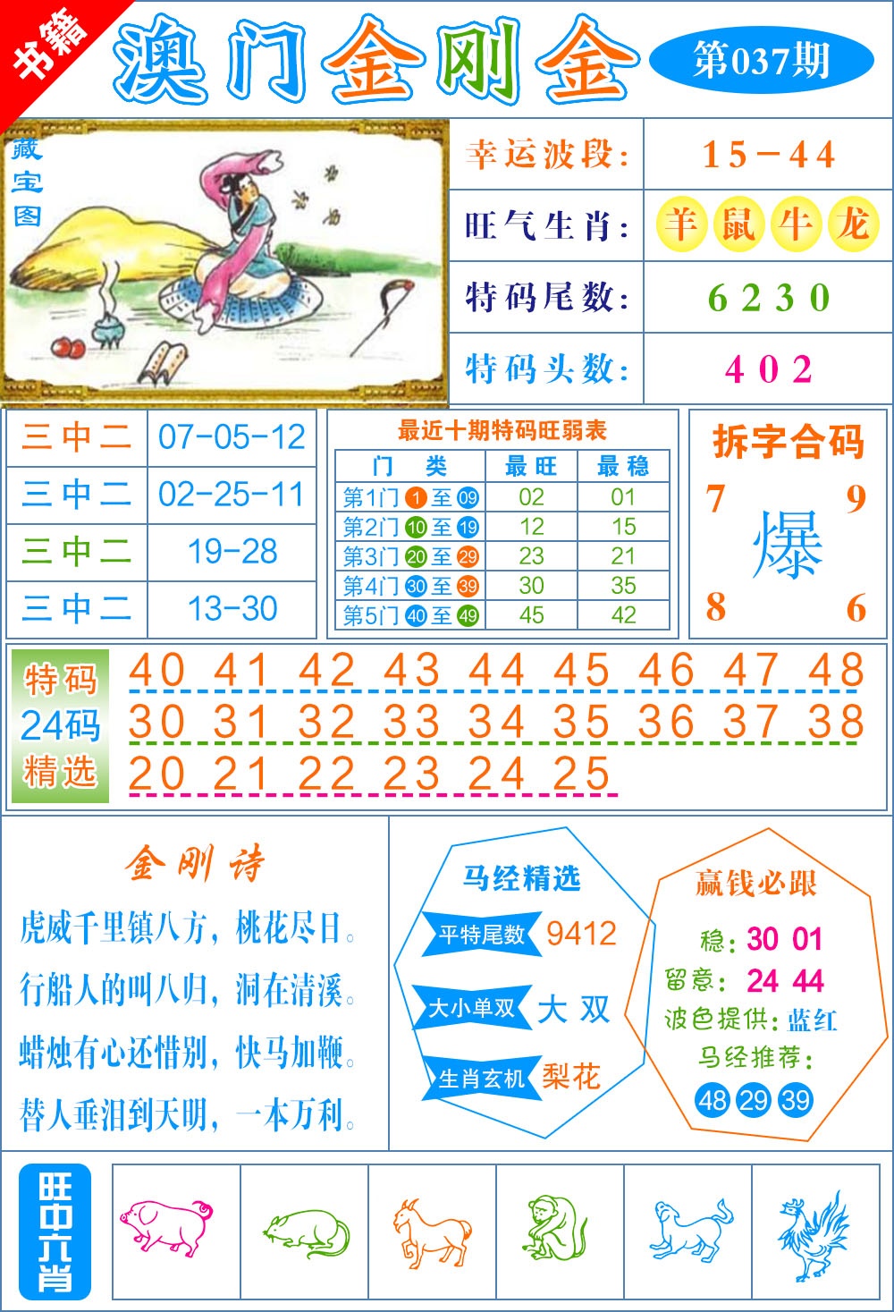 037期澳门金刚金[图]