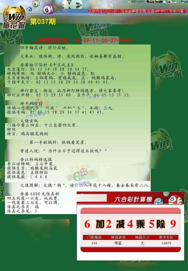 037期梅花报[图]