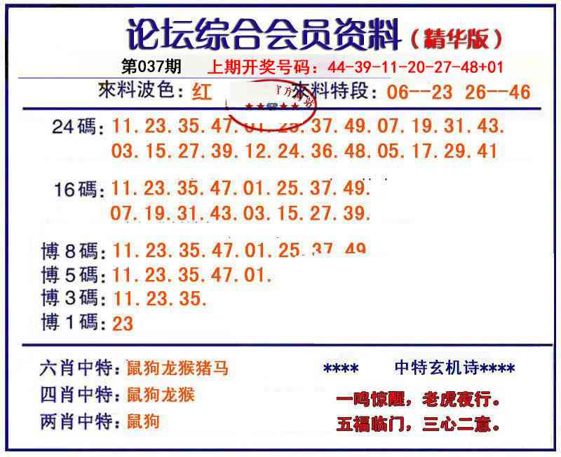 037期综合会员资料[图]